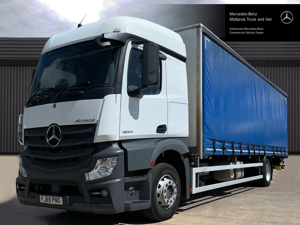 Mercedes-Benz Actros 1824 Streamspace Curtain Tail lift