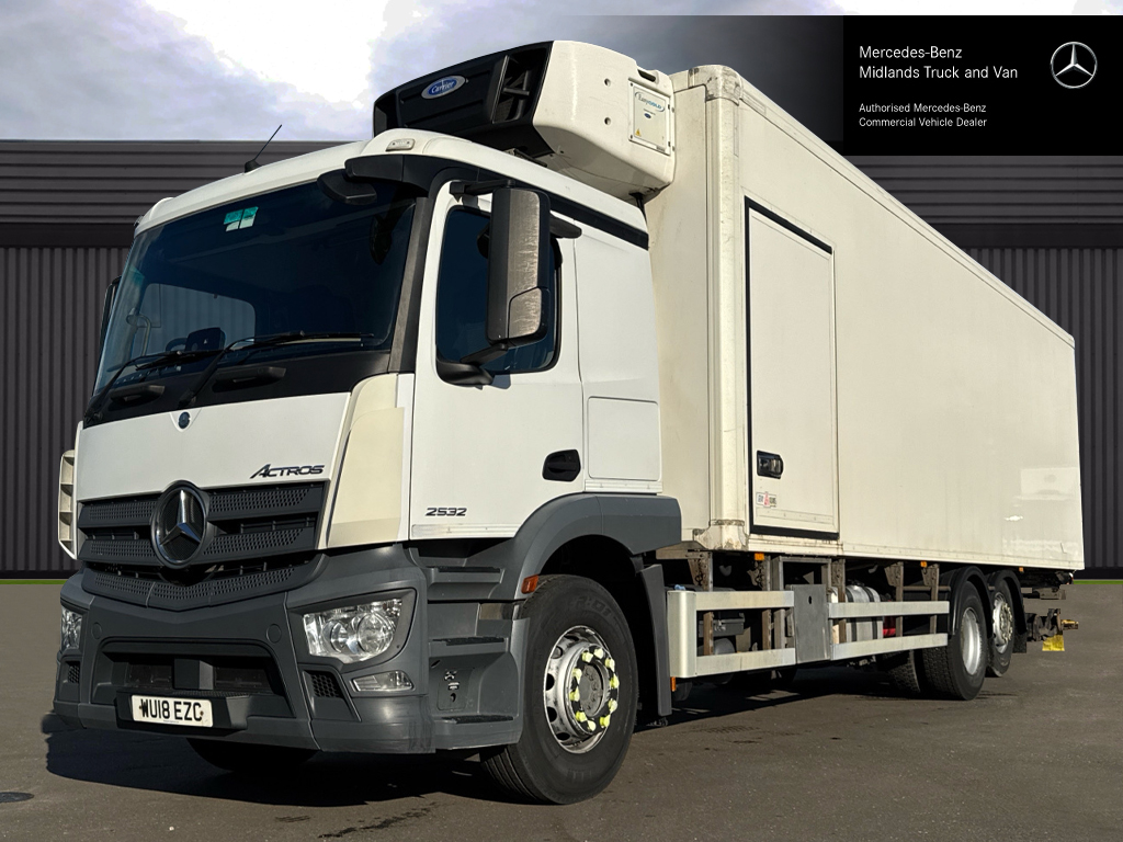 2018 (18) Mercedes-Benz Actros 2532 Dual Compartment Refrigerator